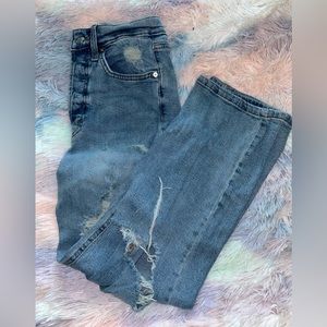 Wild Fable Light Wash High Rise Straight Leg Jeans